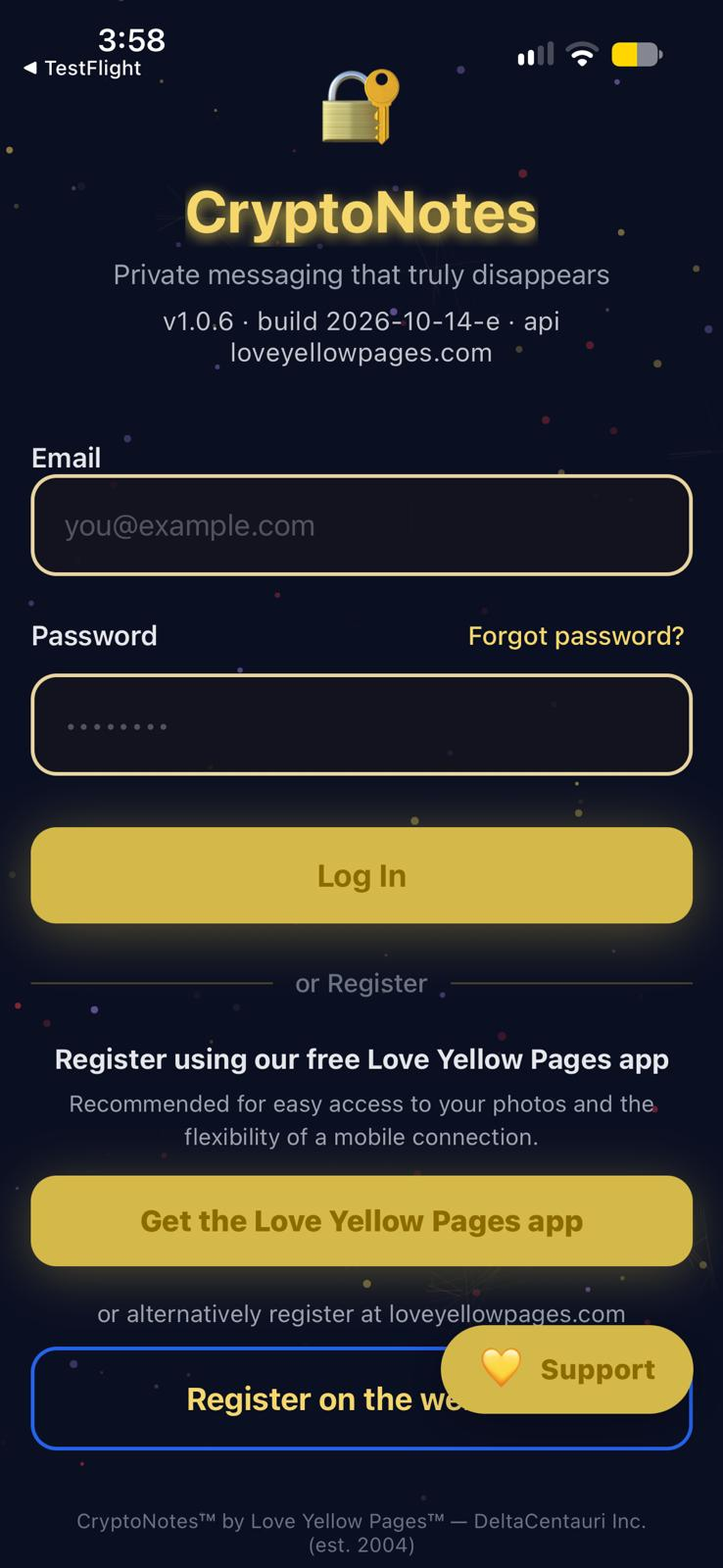 CryptoNotes screenshot 1