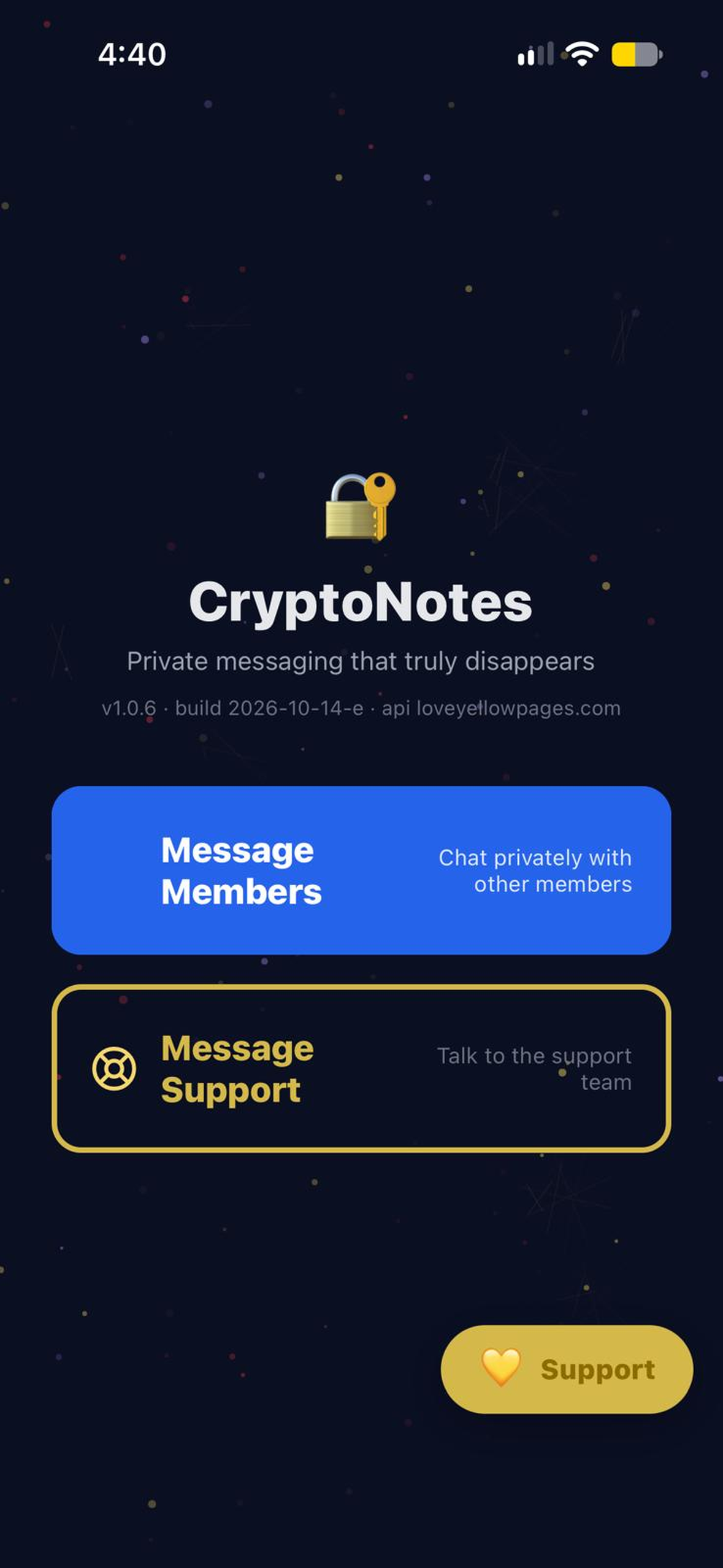 CryptoNotes screenshot 2
