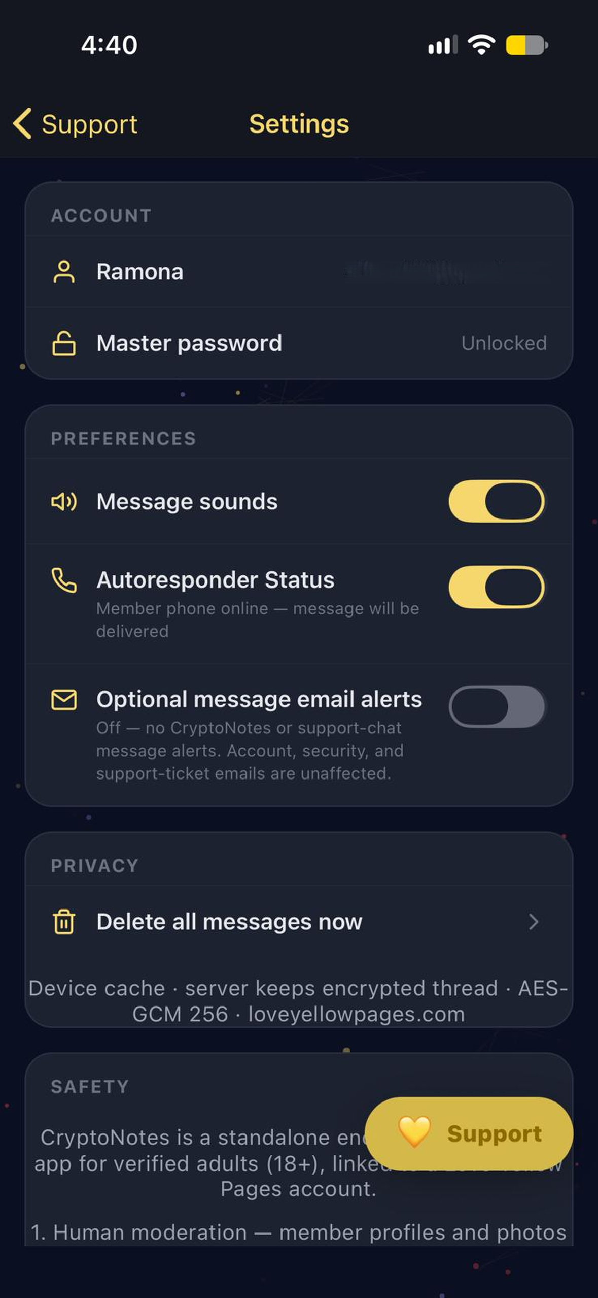 CryptoNotes screenshot 3